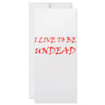 Undead (red) rack cards
