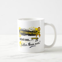 Under Construction Appendix Cancer Mugs