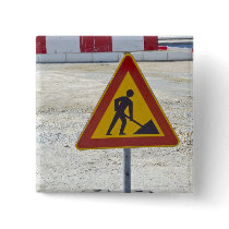 under construction pinback buttons