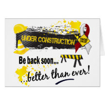 Under Construction Head And Neck Cancer Card