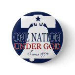 Under God Since 1954 buttons