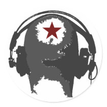 Under Ground Punk Round Sticker