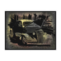 Under Her Hood - Grunge Car Art