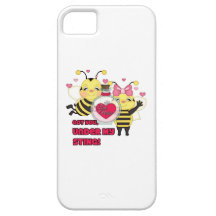Under My Sting Funny Valentine Bees iPhone 5 Cover