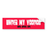 Under My Voodoo, Rock. Reggae. Love. bumper stickers