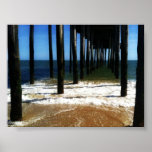 Under Pier Ocean Poster