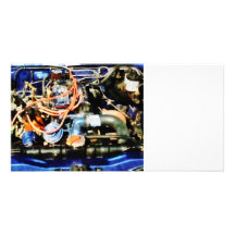 Under the Hood Abstract Picture Card