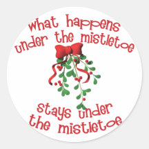 Under the Mistletoe Sticker