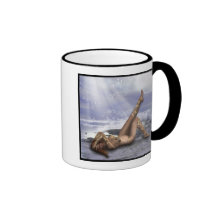 Under The Moon Coffee Cup by Kimberly3D Coffee Mugs