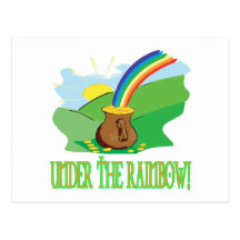 Under The Rainbow Postcard