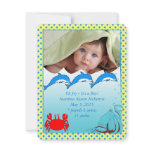 Under the Sea Baby Boy Announcement