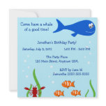 Under The Sea Children's Birthday Party invitations