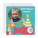 Under the Sea Fish Photo Birthday Party Invitation