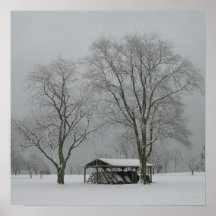 "Undercover"-Snow covered landscape Posters