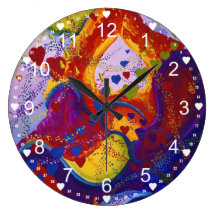 Underground – Crimson & Iris Hearts Abstract