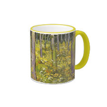 Undergrowth with Two Figures, Vincent van Gogh Coffee Mugs