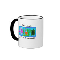 Undersea Open a Book Tshirts and Gifts Mugs