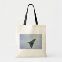 Underside of Vulcan bomber, with bomb doors open Tote Bags