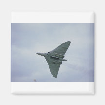 Underside of Vulcan bomber, with bomb doors open Refrigerator Magnet