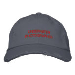 UNDERWATER PHOTOGRAPHER embroidered hats