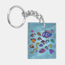 Underwater Sealife Keychain
