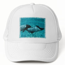 Underwater Whales Baseball Hat