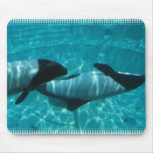 Underwater Whales Mouse Pad