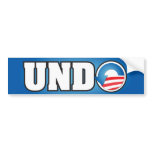 UNDO bumper stickers