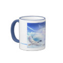 Unearthly Migration Egret in Space mugs