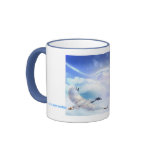 Unearthly Migration Egret in Space mugs