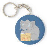 Unemployed Circus Elephant Keychain
