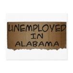 UNEMPLOYED IN ALABAMA postcards