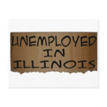 UNEMPLOYED IN ILLINOIS postcards