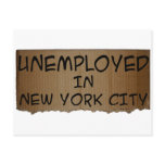 UNEMPLOYED IN NEW YORK CITY postcards