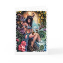 Unexpected Visitor Greeting Cards