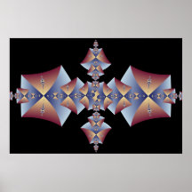 Unfolding Fractal Poster