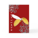 'unfortunate' fortune cookie humourous parody card