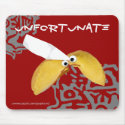 'unfortunate' fortune cookie humourous parody mousepads