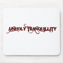 Unholy Tranquillity (White Original) Mouse Pads