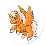 Uni Orange stickers