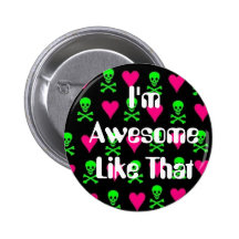 Unicorn And Knives pin/button!