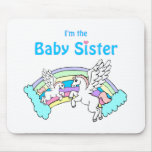 unicorn baby sister mouse pads