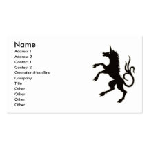 UNICORN BUSINESS CARD TEMPLATE