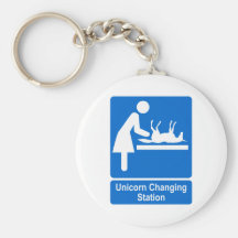 Unicorn Changing Station Keychains