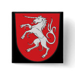Unicorn Coat of Arms - Schwabisch Gmund Germany buttons