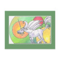Unicorn Cycle - Spring ©1999 postcards