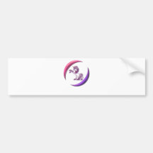 Unicorn Design Bumper Sticker
