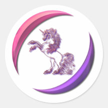 Unicorn Design Sticker