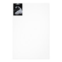 unicorn dreams stationery design