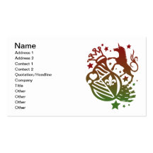 Unicorn_Emblem Business Card Templates